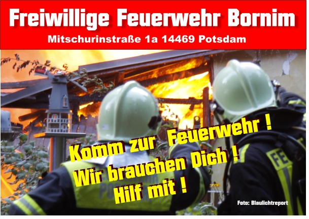 Wir brauchen Dich !  Hilf mit !